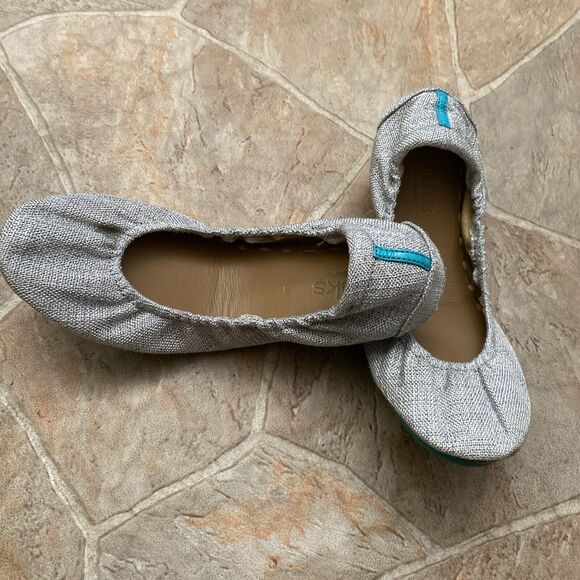 Tieks by Gavrieli Vegan Ballet Flats Gray Women's Size 8 - Picture 3 of 10